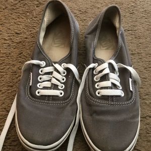 Gray vans women’s size 8